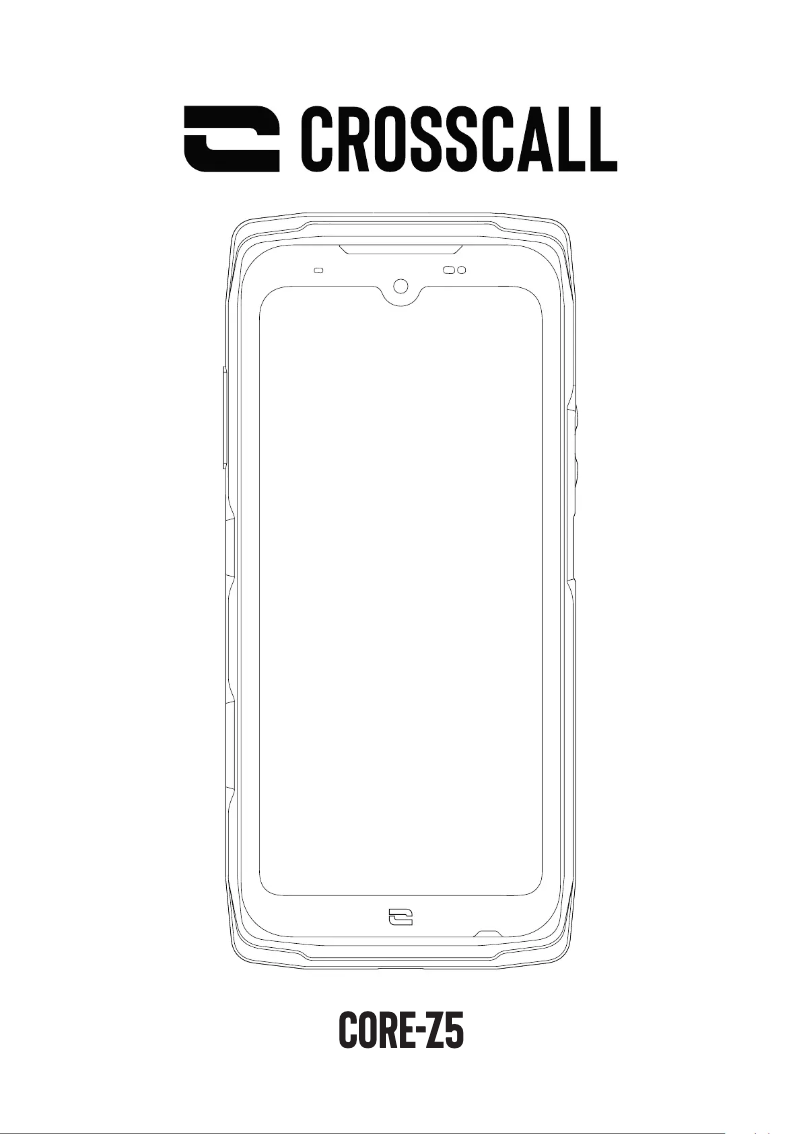 Image de la première page du manuel de l'appareil CORE-Z5