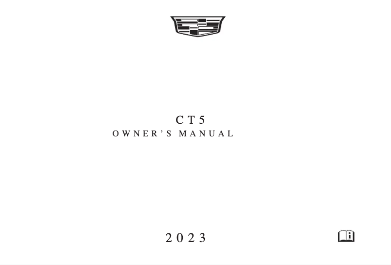 Image de la première page du manuel de l'appareil CT5 (2023)