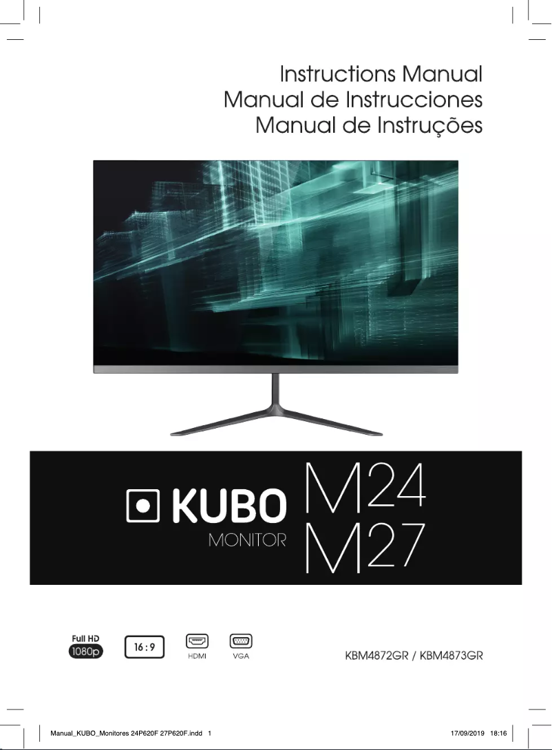 Page n°1 - Manuel utilisateur Kubo KBM4872GR