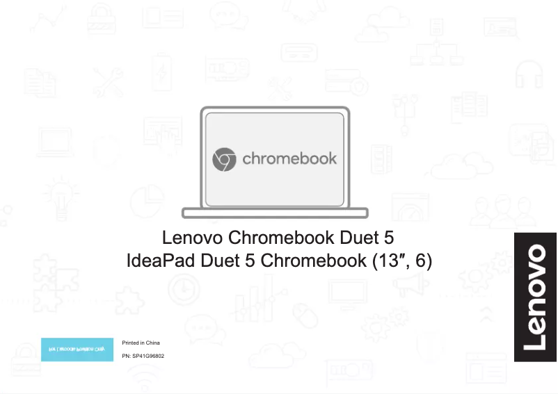 Page n°1 - Guide d'installation Lenovo Chromebook Duet 5