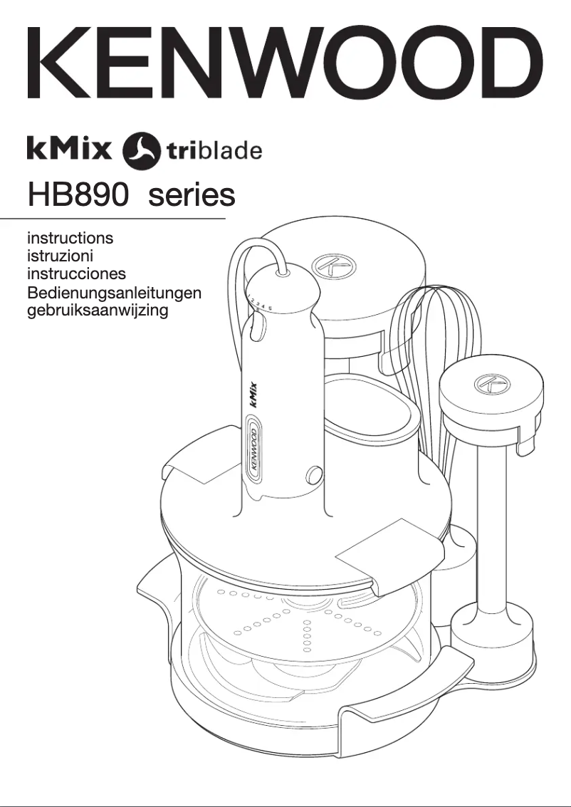 Página 1 del manual Manual de usuario Kenwood kMix HB894