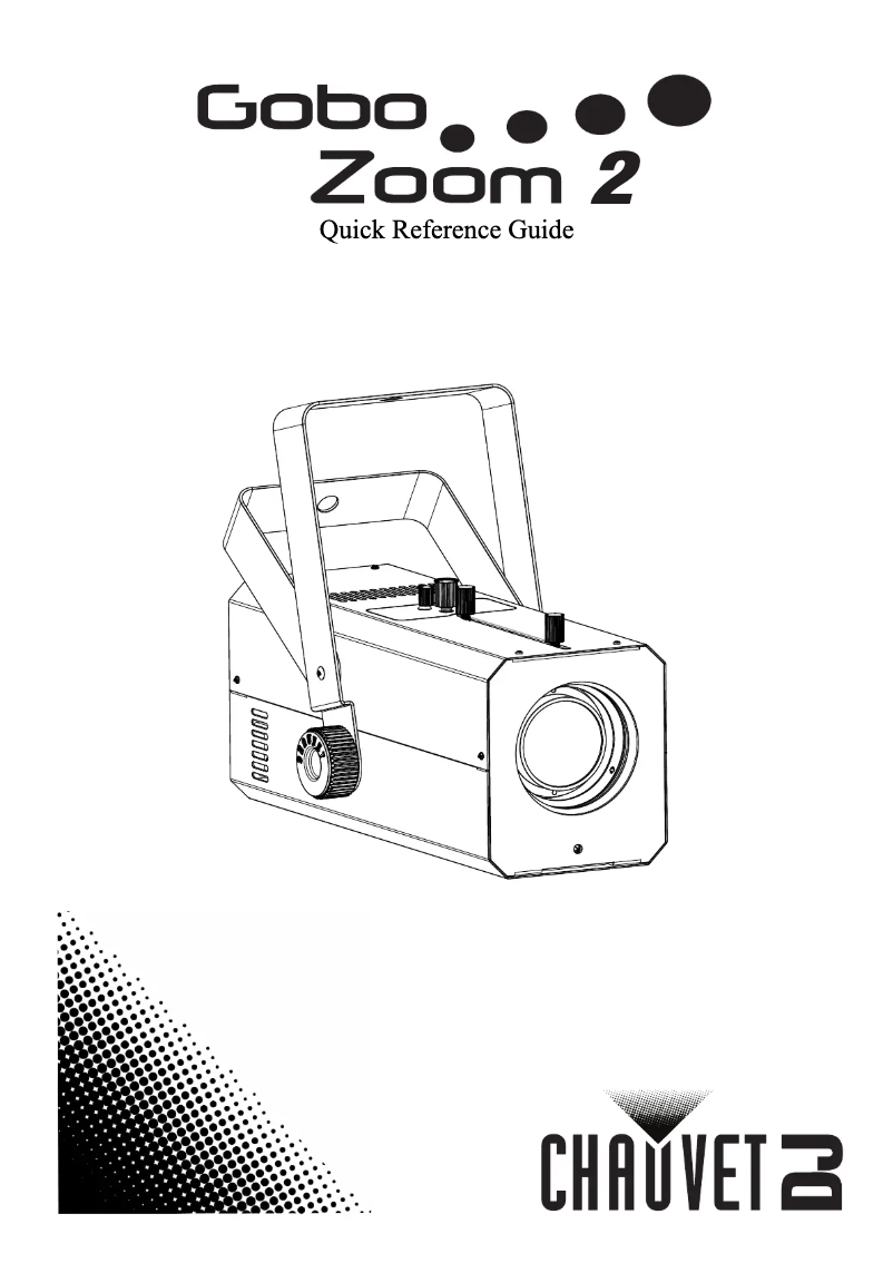 Image de la première page du manuel de l'appareil Gobo Zoom 2