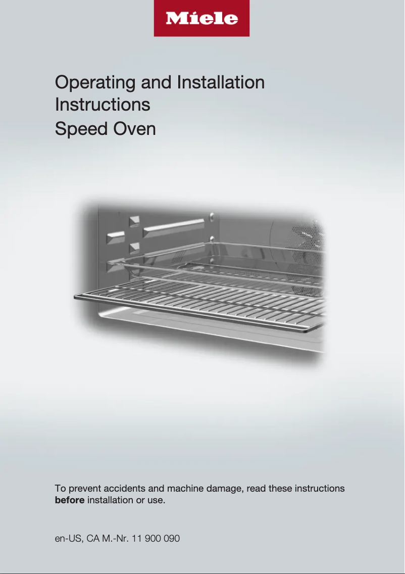 Page n°1 - Guide d'installation Miele H 7870 BM