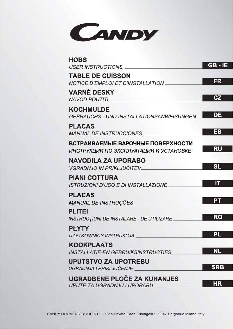 Page 1 de la notice Manuel utilisateur Candy PC PSP 640 Aqua