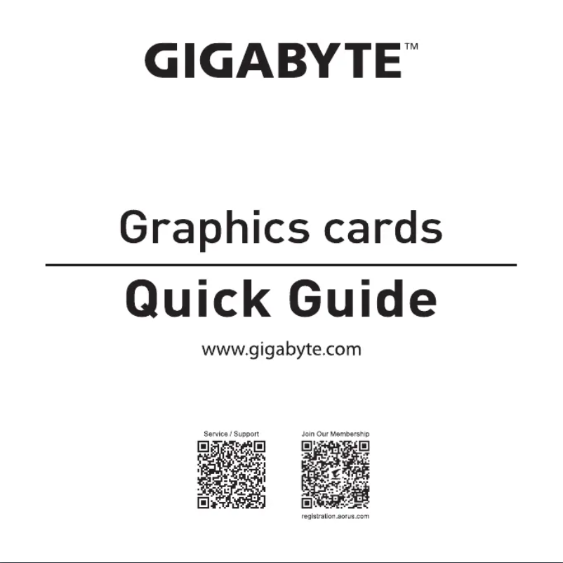 Page 1 de la notice Manuel utilisateur Gigabyte GeForce RTX 4070 SUPER EAGLE OC ICE 12G