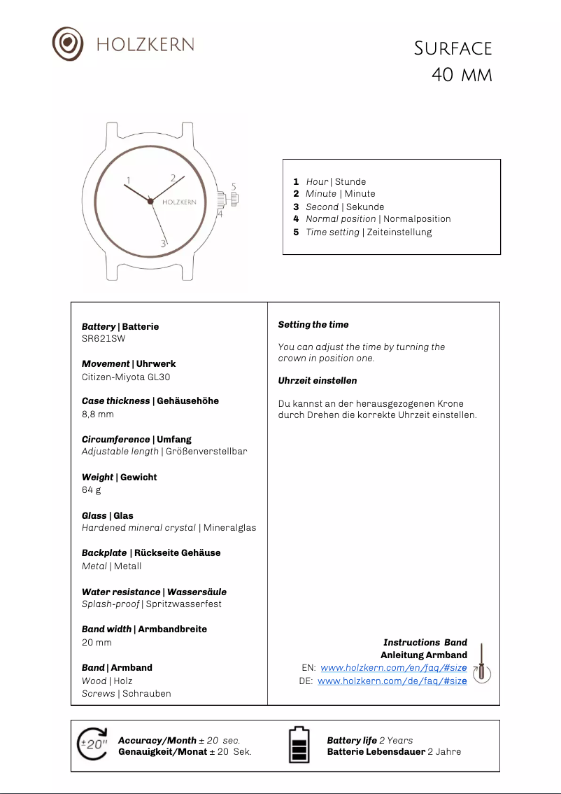 Image de la première page du manuel de l'appareil Salzwüste