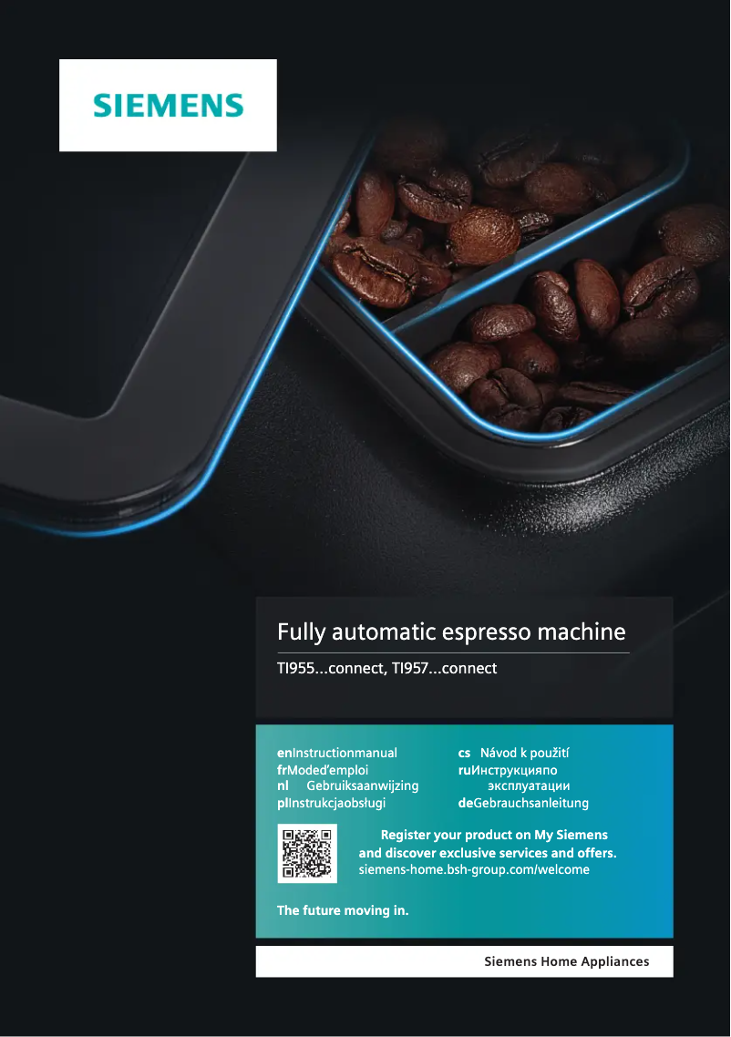 Image de la première page du manuel de l'appareil EQ.9 Plus connect s500 TI9553X9RW