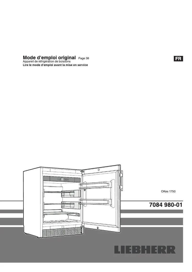 Page n°1 - Manuel utilisateur Liebherr OKes 1750