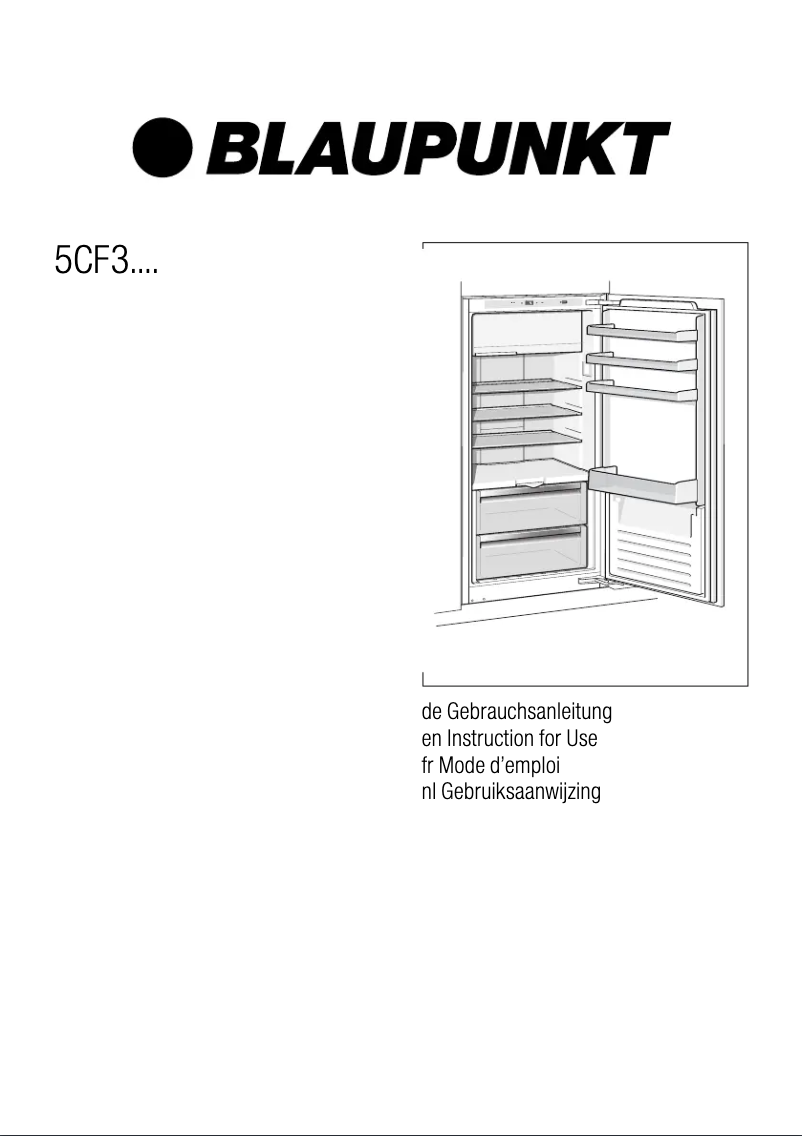Página 1 del manual Manual de usuario Blaupunkt 5CF35030