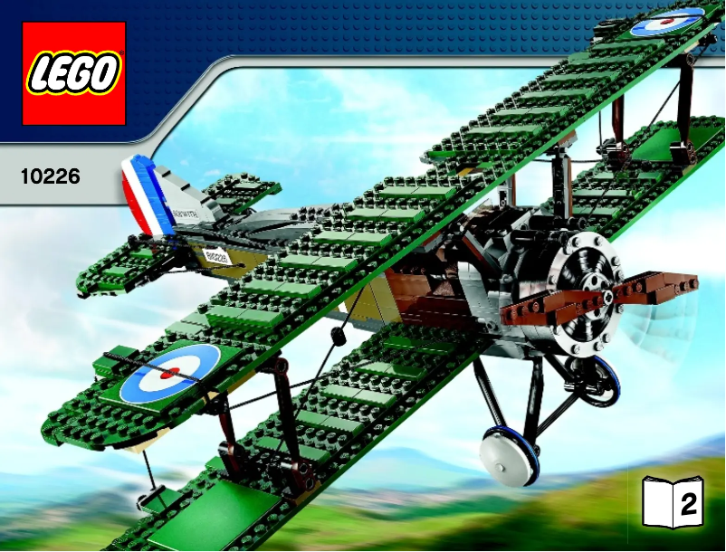 Page n°1 - Manuel utilisateur Lego Sopwith Camel