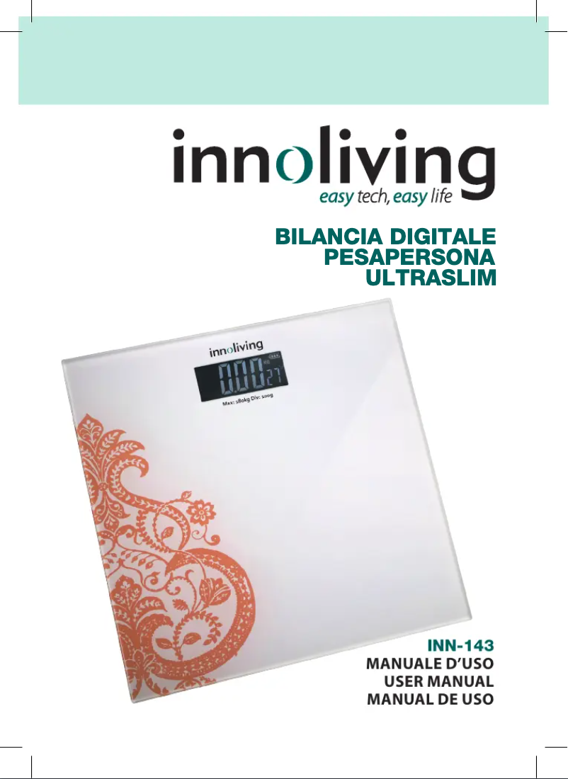 Page n°1 - Manuel utilisateur Innoliving INN-143