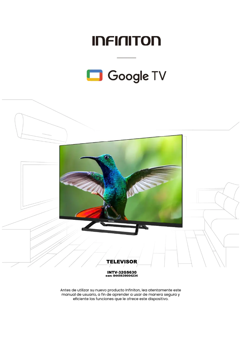 Page 1 de la notice Manuel utilisateur Infiniton INTV-32GS630