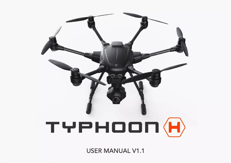 Page 1 de la notice Manuel utilisateur Yuneec Typhoon H