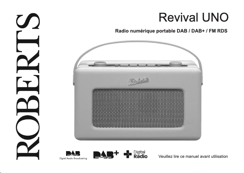 Page n°1 - Manuel utilisateur Roberts Revival Uno