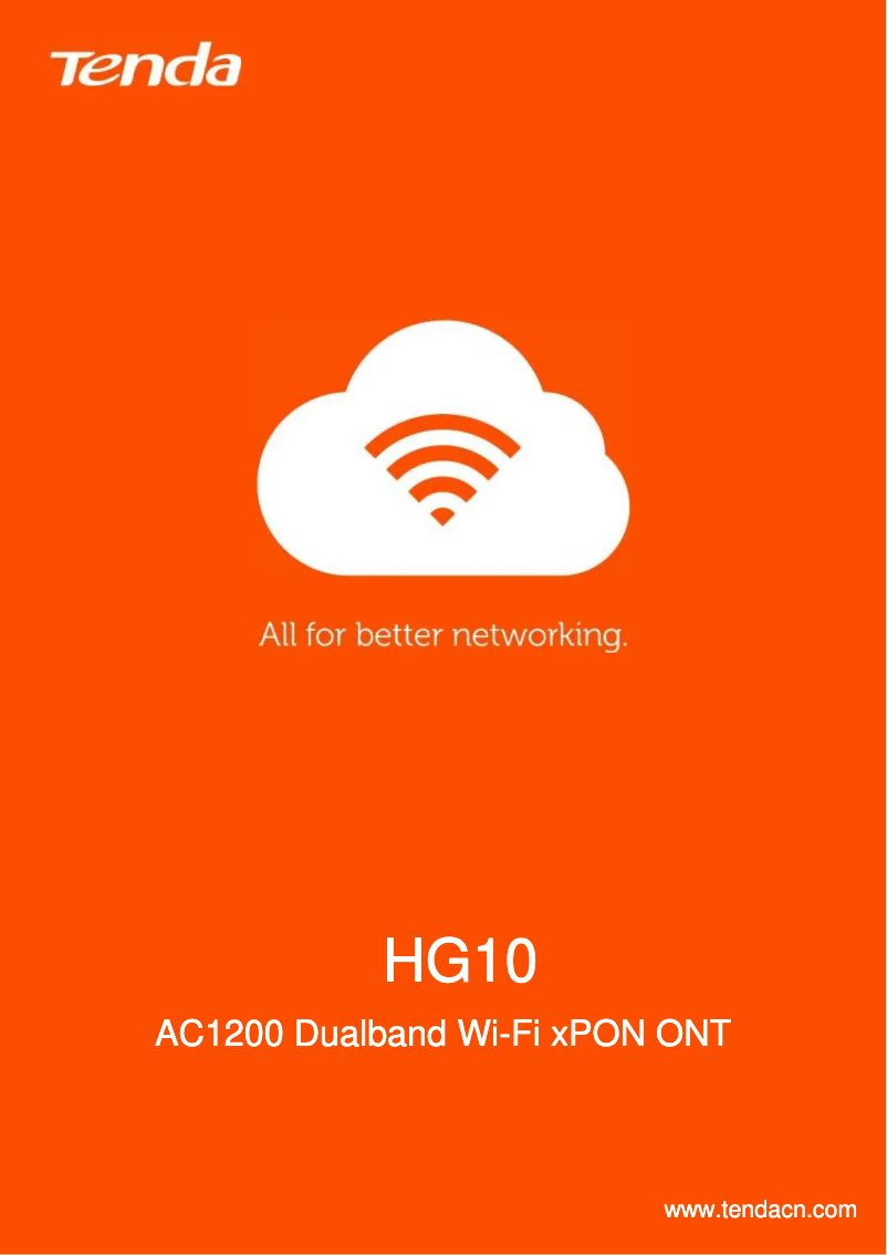 Page n°1 - Fiche technique Tenda HG10