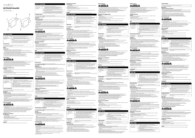 Image de la première page du manuel de l'appareil WCPD45W100WT