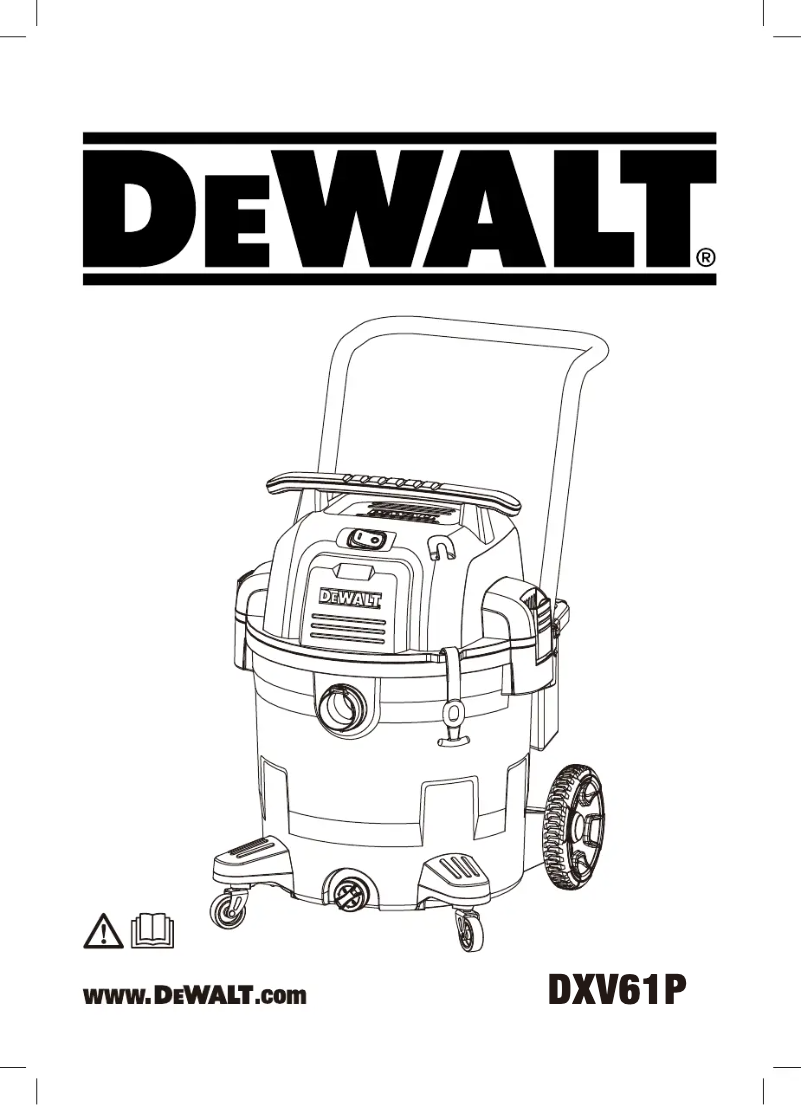 Página 1 del manual Manual de usuario DeWalt DXV61P