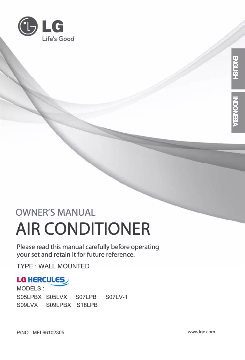 Image de la première page du manuel de l'appareil SN18LPB