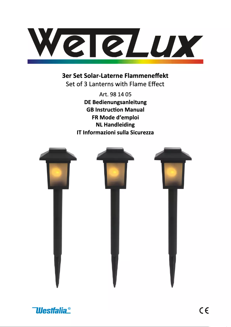 Image de la première page du manuel de l'appareil 981405