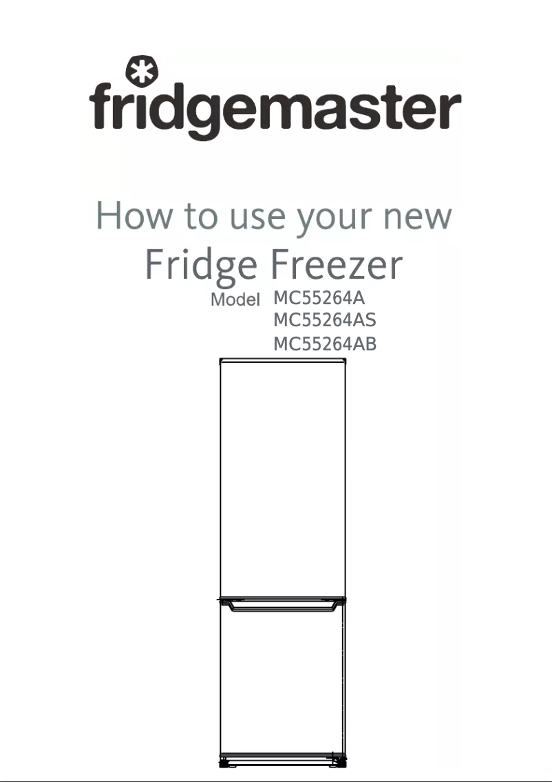 Page n°1 - Manuel utilisateur Fridgemaster MC55264AS