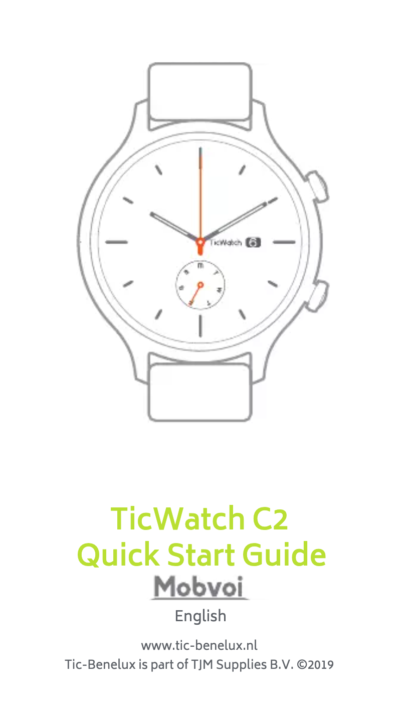 Page n°1 - Manuel utilisateur TicWatch C2