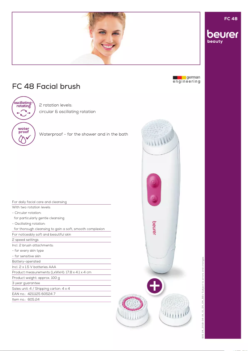 Image de la première page du manuel de l'appareil FC 48