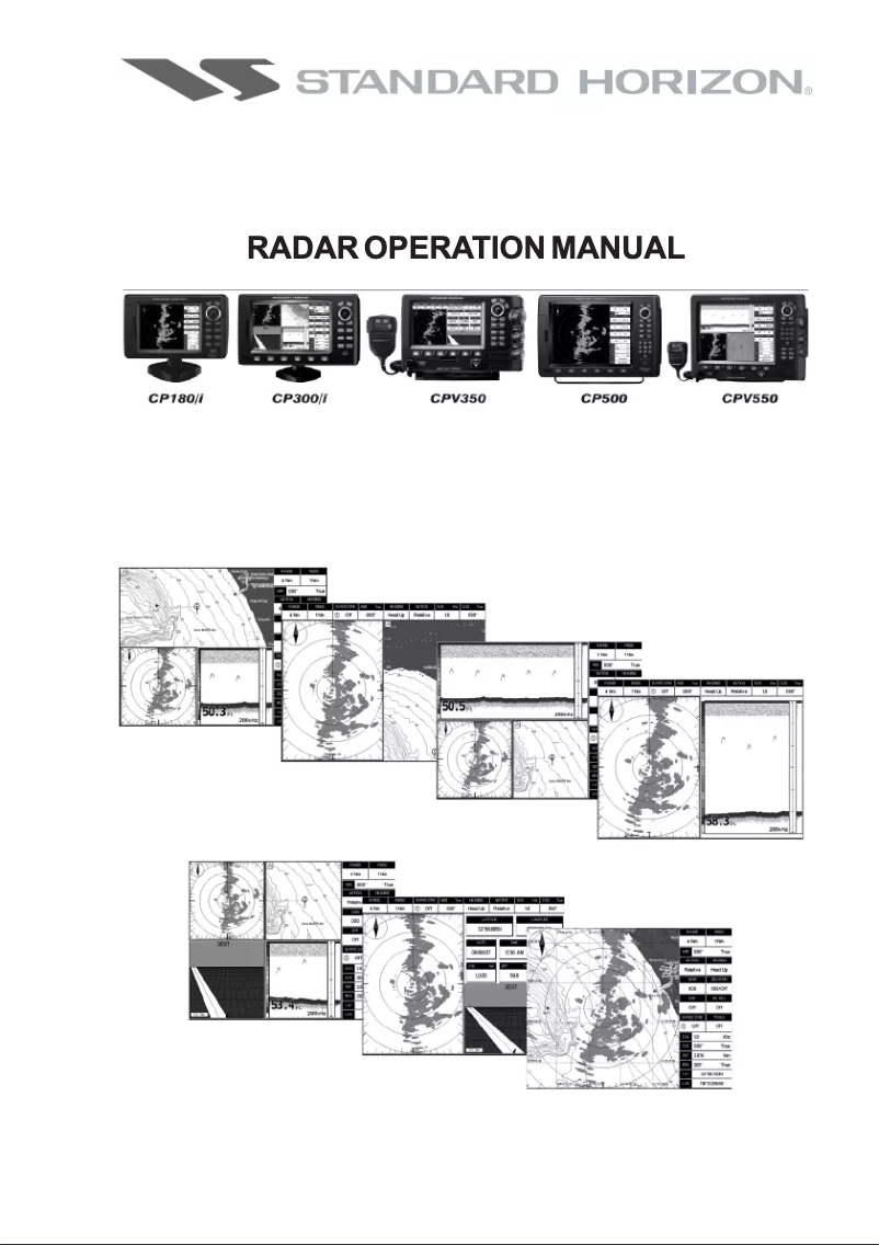 Image de la première page du manuel de l'appareil CPV550