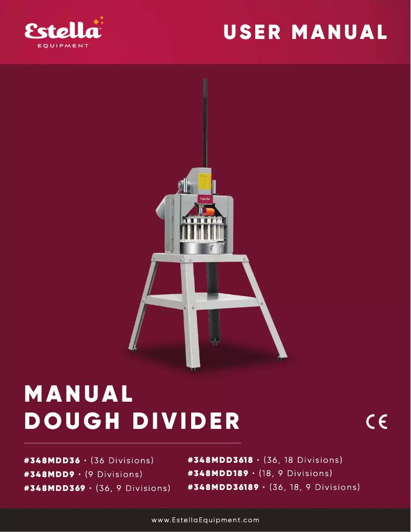 Page 1 de la notice Manuel utilisateur Estella MDD36