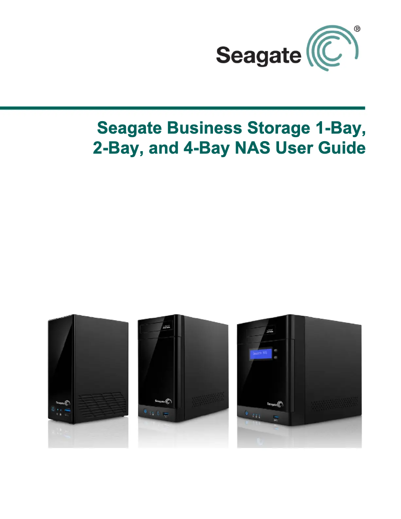 Image de la première page du manuel de l'appareil Business Storage 4-Bay