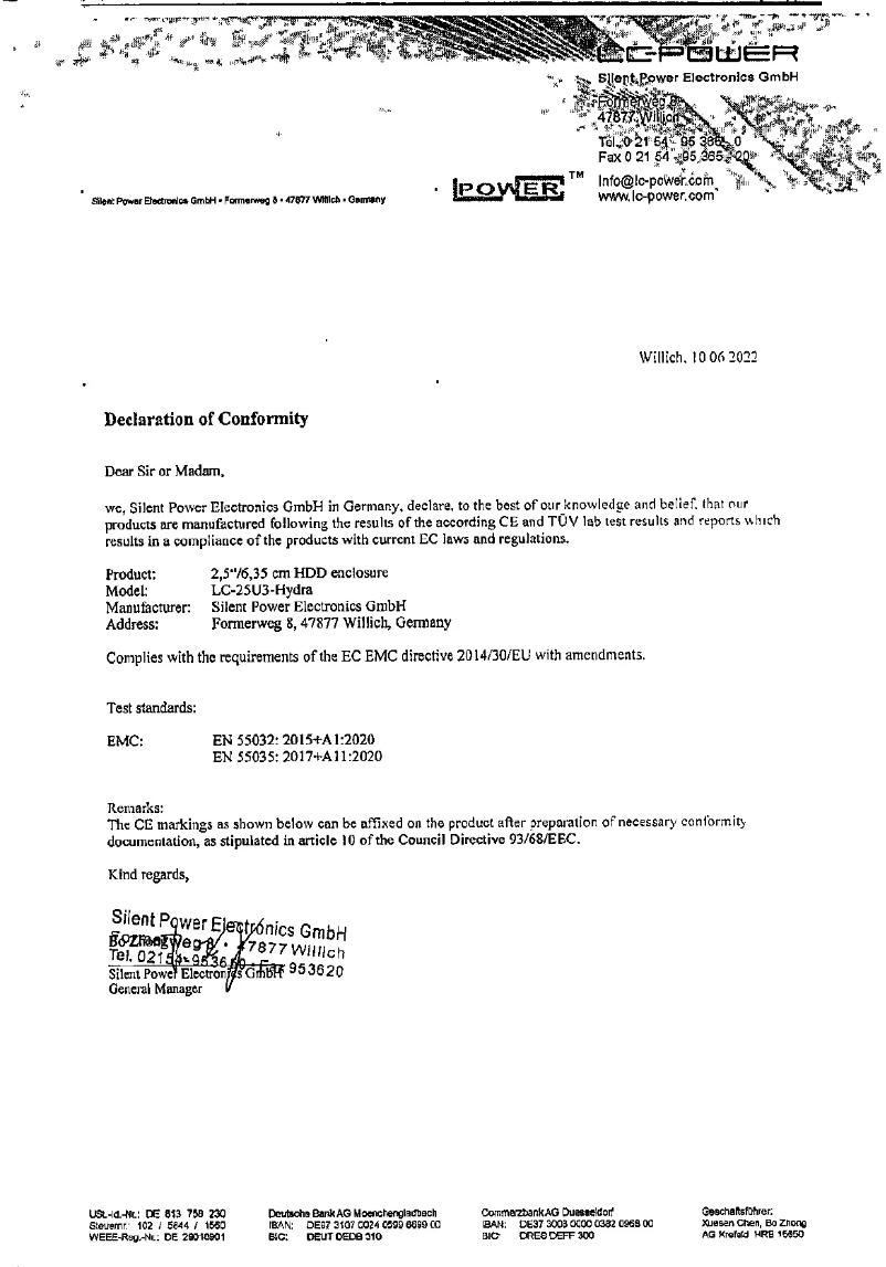 Página 1 del manual Ficha técnica LC-Power LC-25U3-Hydra