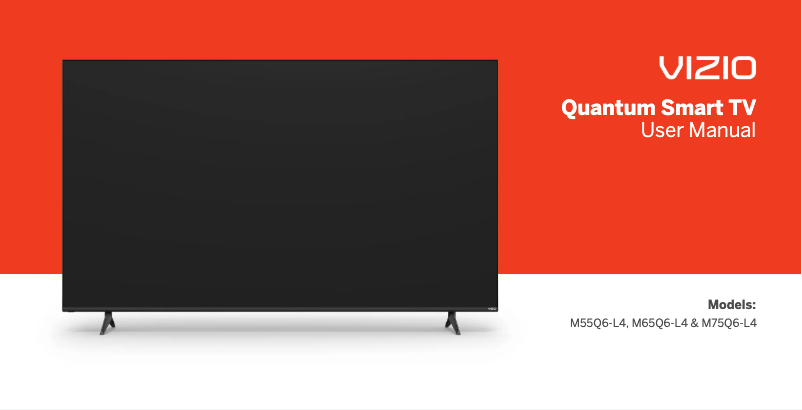 Page n°1 - Manuel utilisateur VIZIO M65Q6-L4