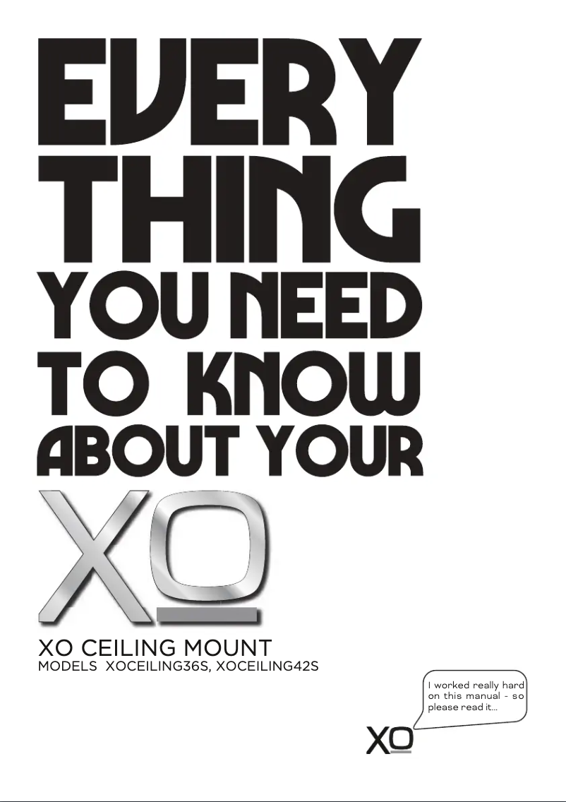Page n°1 - Manuel utilisateur XO XOCEILING42S