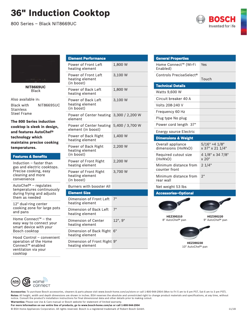 Image de la première page du manuel de l'appareil NIT8669UC