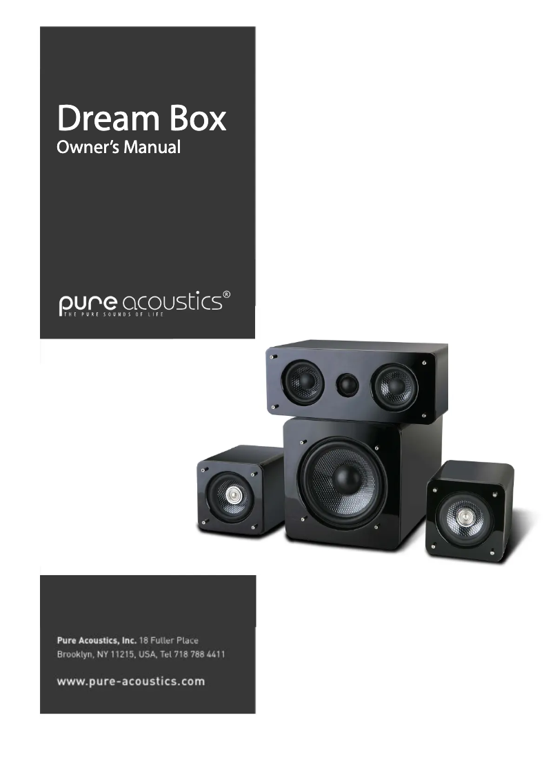 Image de la première page du manuel de l'appareil Dream Box