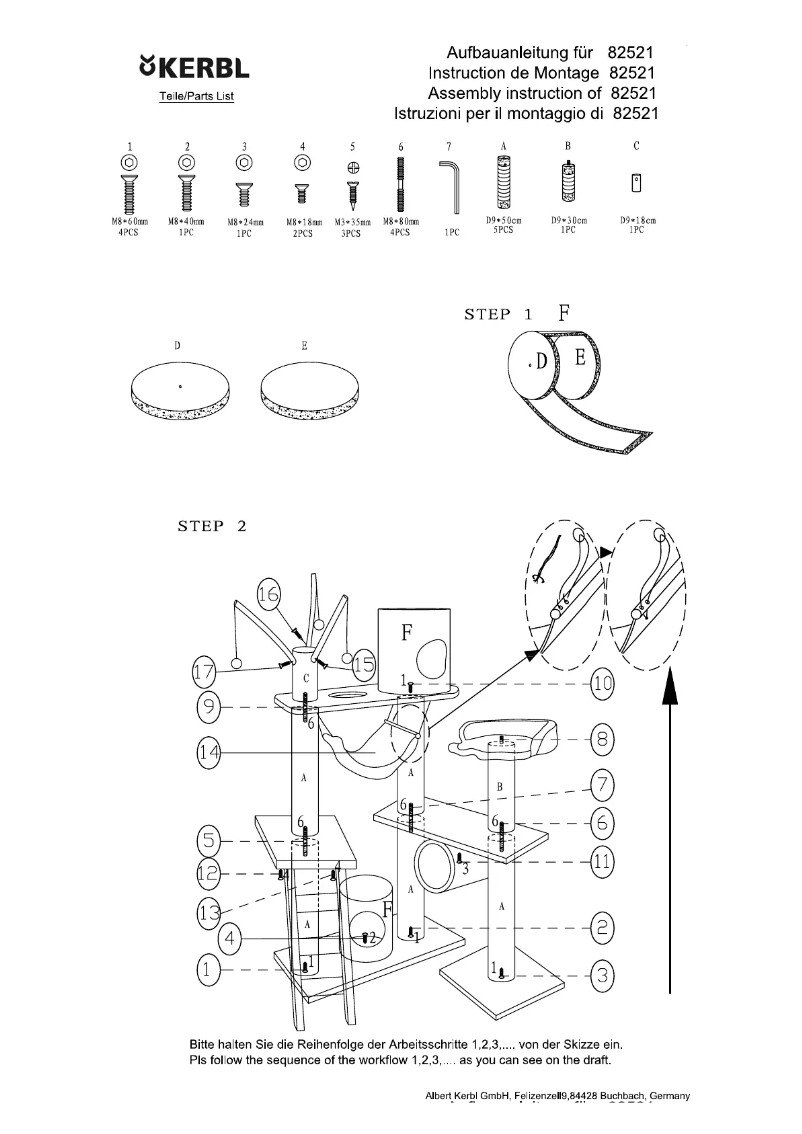 Image de la première page du manuel de l'appareil Creativ 82521
