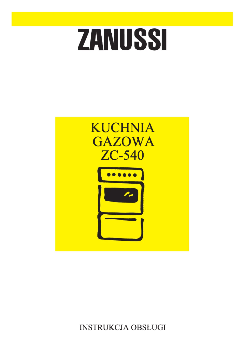 Page 1 de la notice Manuel utilisateur Zanussi ZC540APSTA
