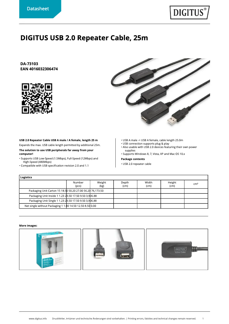 Image de la première page du manuel de l'appareil DA-73103