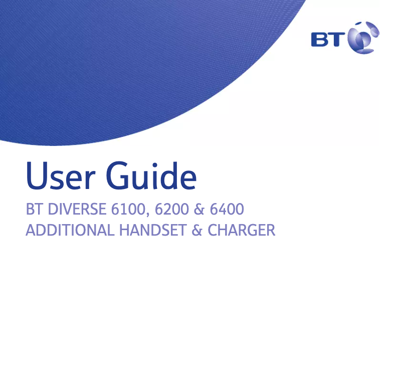 Imagen de la primera página del manual del dispositivo Diverse 6400