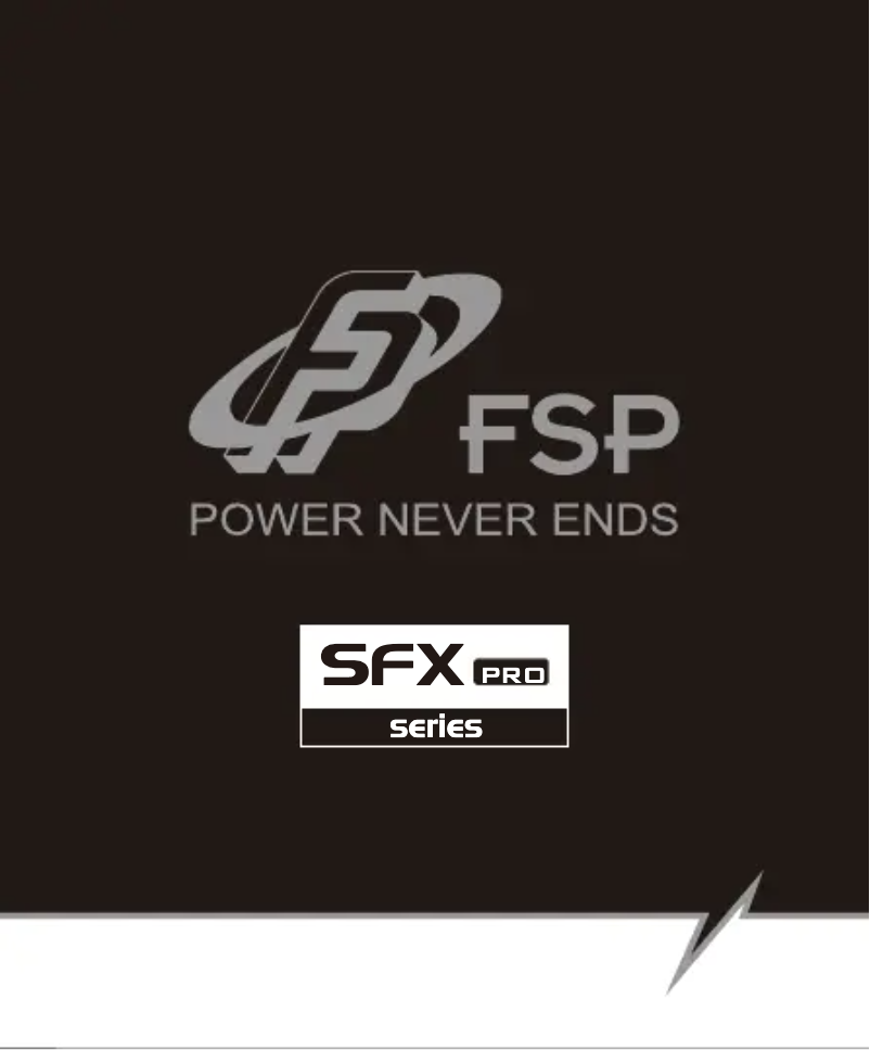 Image de la première page du manuel de l'appareil SFX PRO 450W SFX