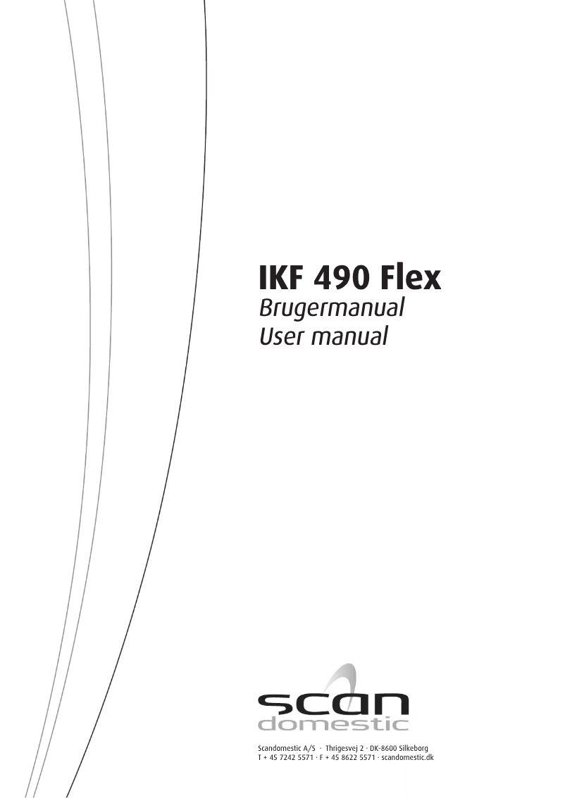 Page n°1 - Manuel utilisateur Scandomestic IKF 490 Flex