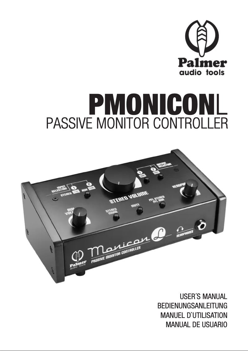 Page n°1 - Manuel utilisateur Palmer Monicon L
