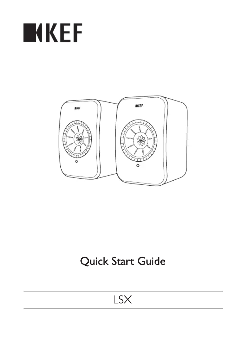 Image de la première page du manuel de l'appareil LSX Soundwave Edition