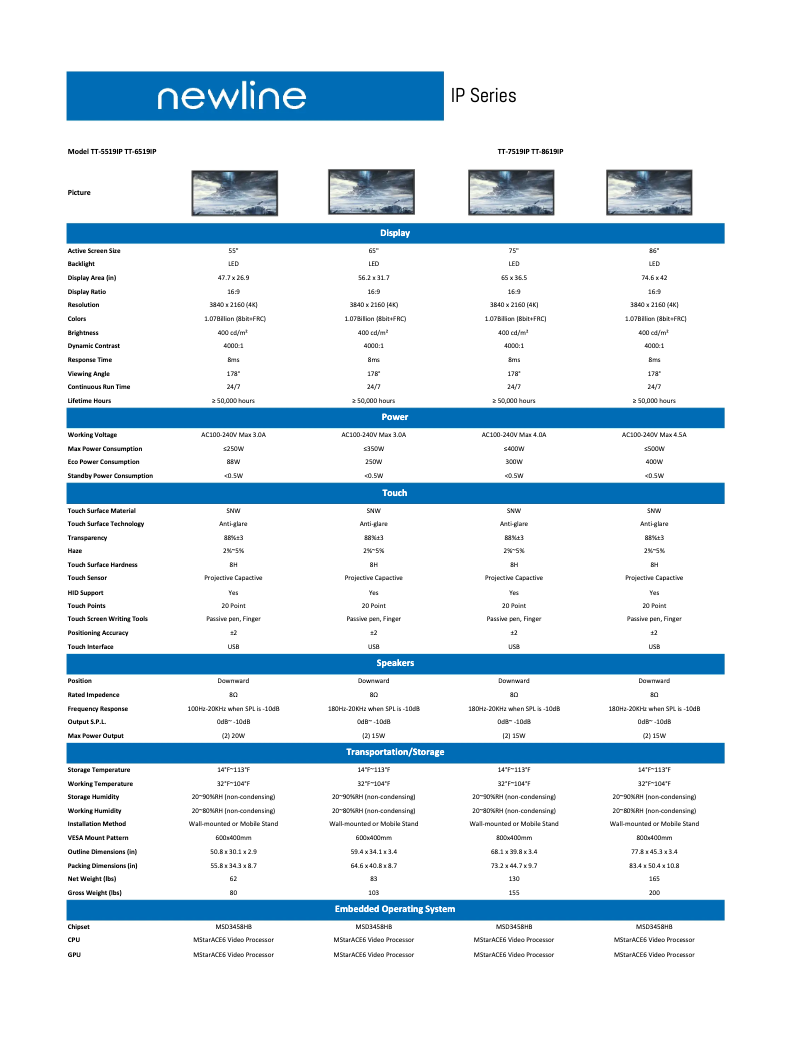 Image de la première page du manuel de l'appareil TT-6519IP