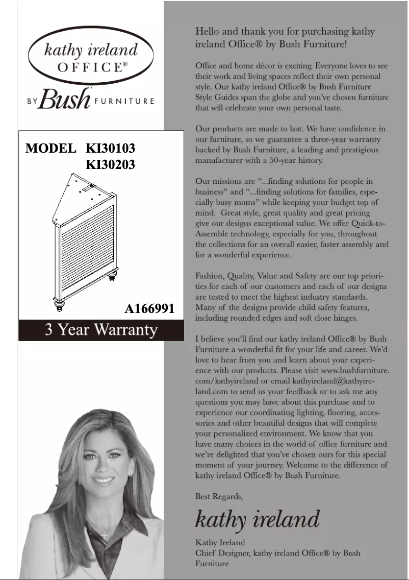 Página 1 del manual Guía de instalación Bush Volcano Dusk KI30103-03