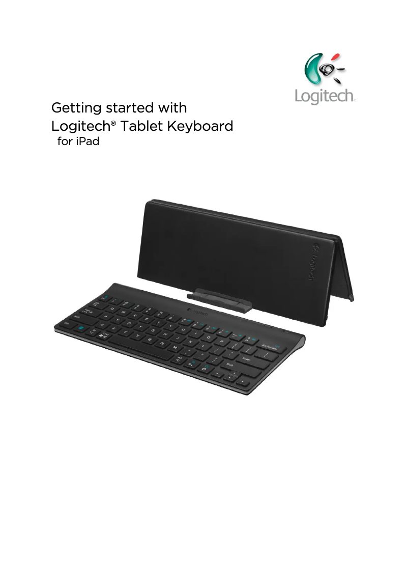 Page 1 de la notice Manuel utilisateur Logitech Tablet Keyboard for iPad