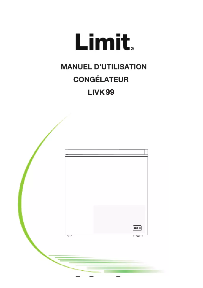 Page 1 de la notice Manuel utilisateur Limit LIVK99