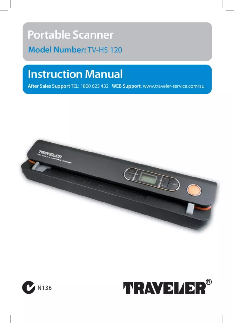 Page 1 de la notice Manuel utilisateur Traveler TV-HS 120