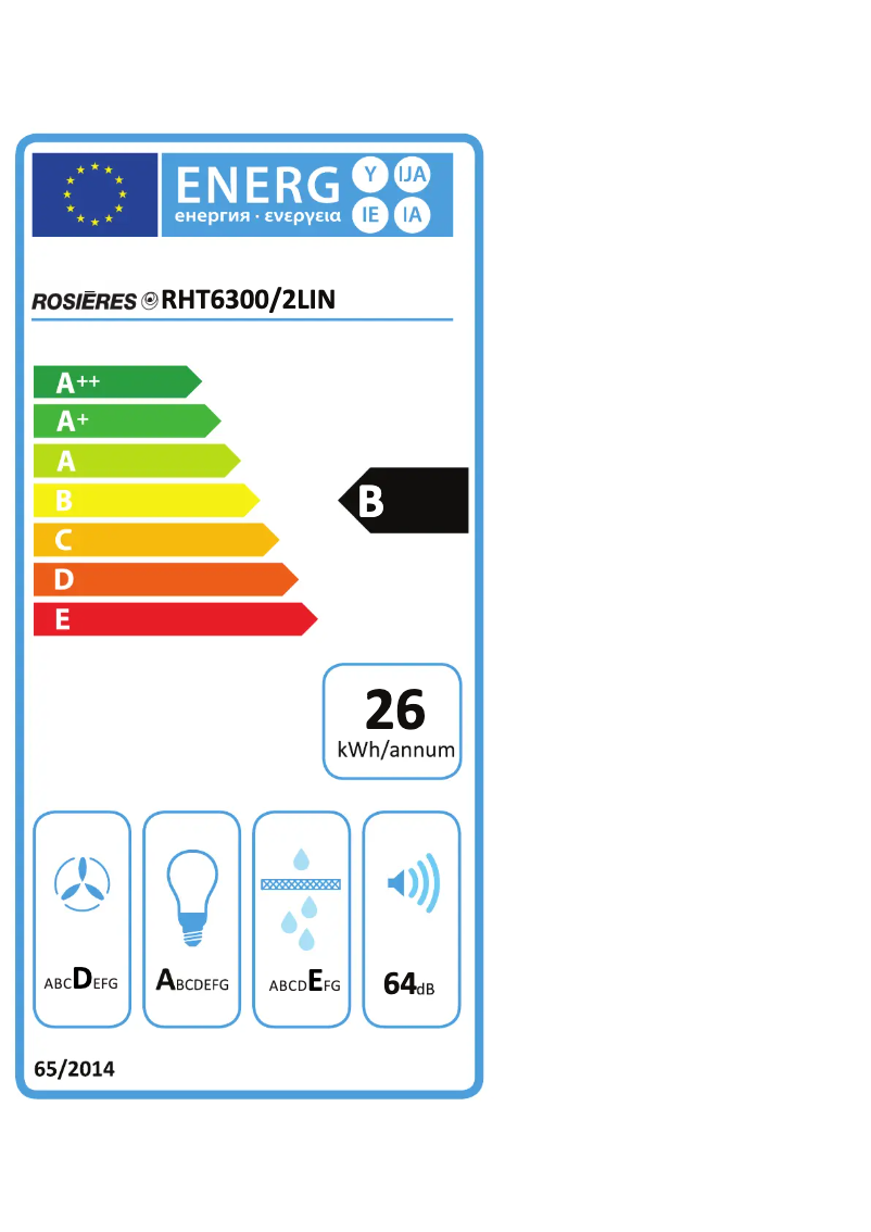 Image de la première page du manuel de l'appareil RHT6300/2LIN