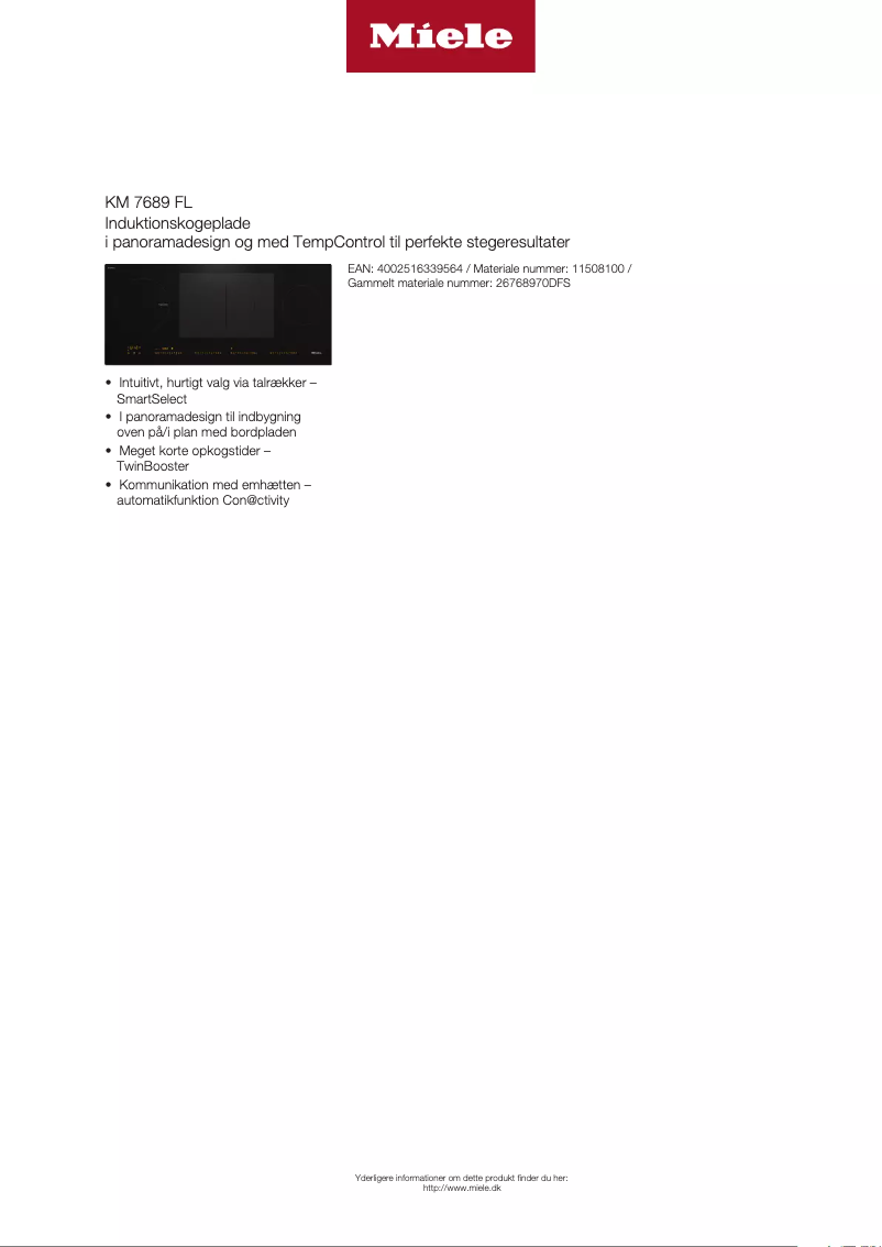 Image de la première page du manuel de l'appareil KM 7689 FL