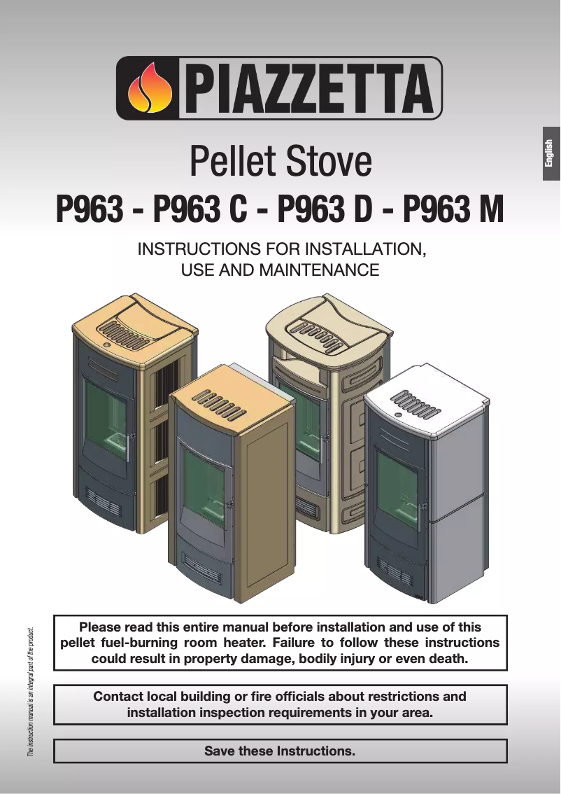 Image de la première page du manuel de l'appareil P963 C